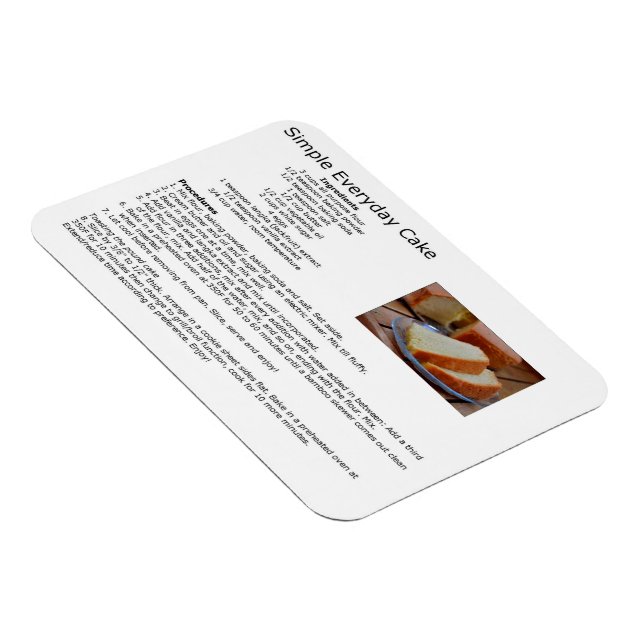 Enkel vardagsräknare magnet (Högersidan)