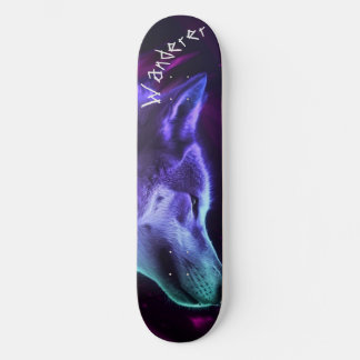 Enkel varg mini skateboard bräda 18,5 cm
