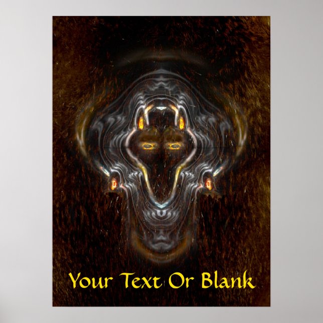 Enkel Varg Poster (Framsidan)