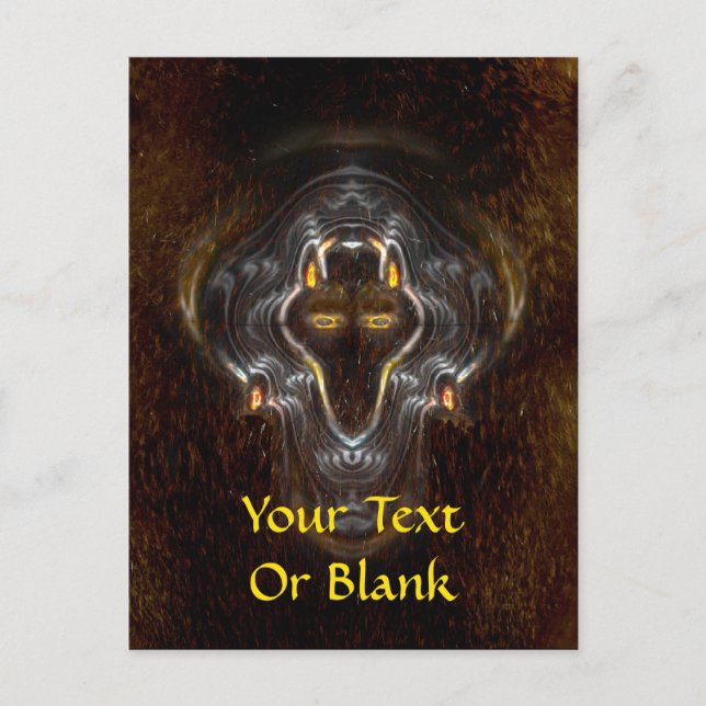 Enkel Varg Vykort (Framsida)