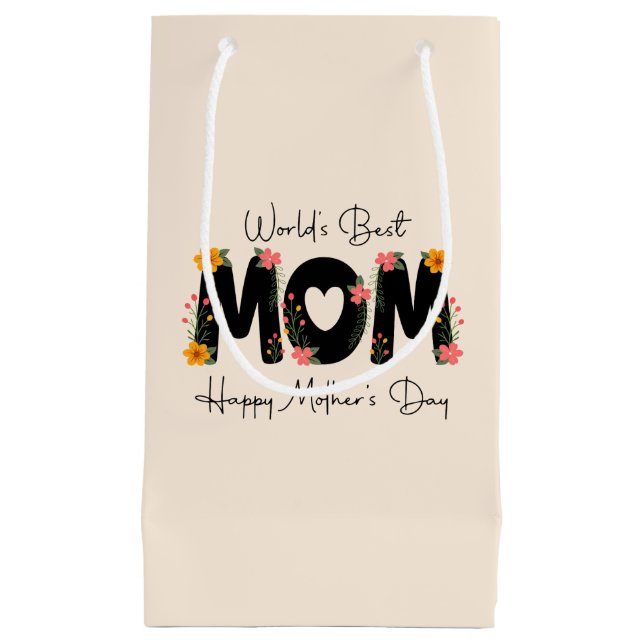 Enkel Världens Bästa Mamma Mors Dag Kalligrafi   (Framsidan)