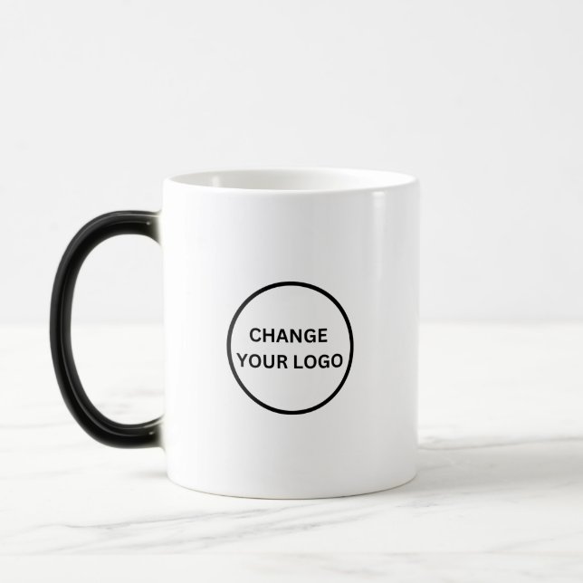 Enkel varumärkesfrämjande 11oz magisk mugg (Vänster)
