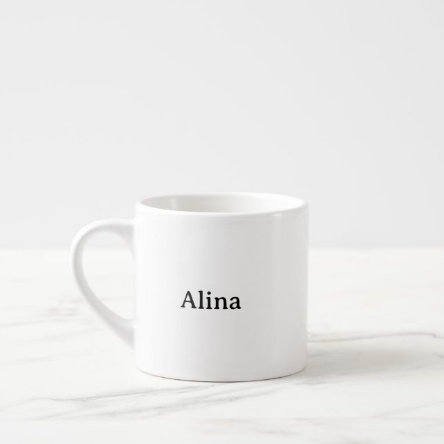 Enkel varumärkesfrämjande espressomugg (Vänster)