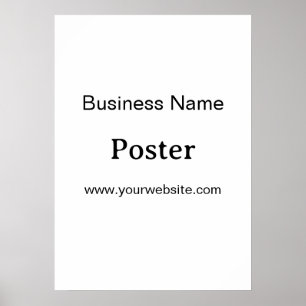 Enkel varumärkesfrämjande standardhalvblank 20"x28 poster
