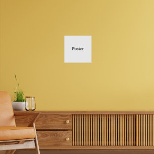 Enkel varumärkesfrämjande standardhalvblank 30x30 poster