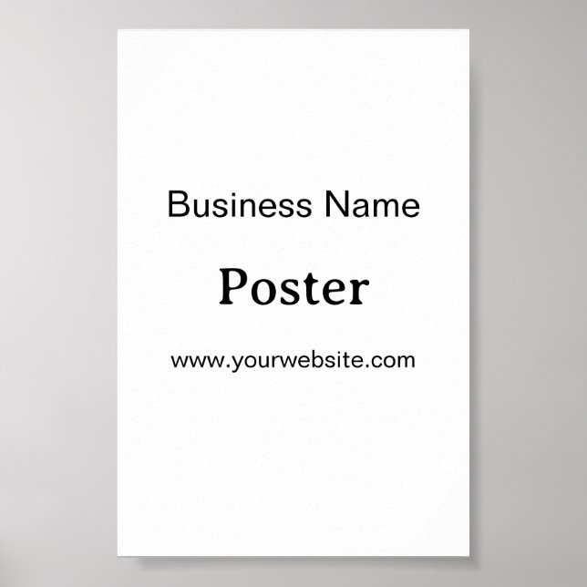 Enkel varumärkesfrämjande standardhalvblank 4" x 6 poster (Framsidan)