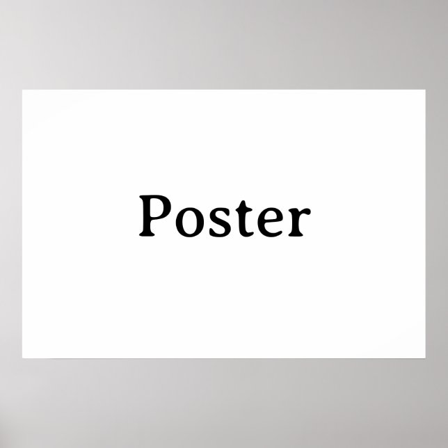 Enkel varumärkesfrämjande standardhalvblank 76x51c poster (Framsidan)