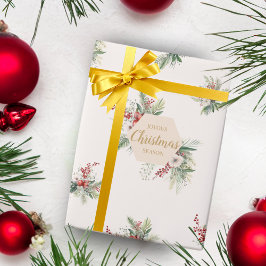 Enkel vattenfärg Botaniska Anpassningsbarna Hälsni Presentpapper