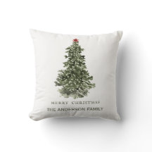 Enkel vattenfärg Julgran