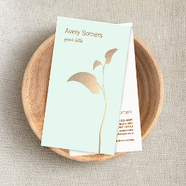 Enkel växtskydd i Guld och Hälsa Visitkort