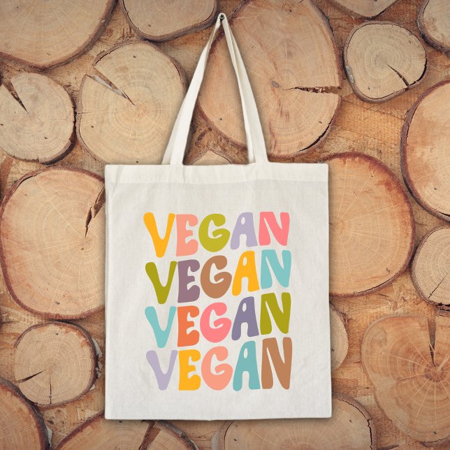 Enkel Vegan, Trendig Flowers Retro Tygkasse (Skapare uppladdad)