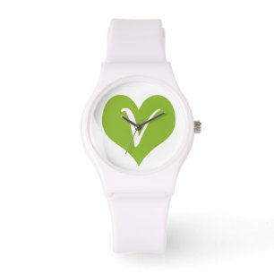 Enkel Vegansymbol Armbandsur