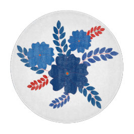 Enkel vektordesign för blåa blommor