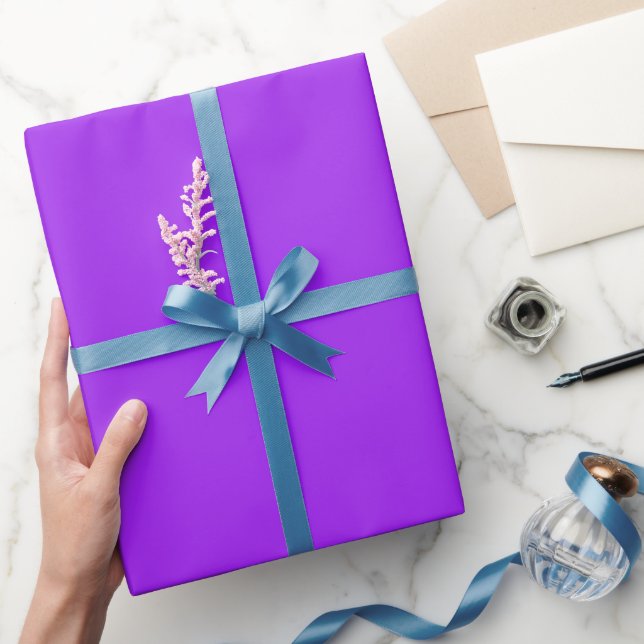 Enkel Veronica Lila Nyans Färgton Presentpapper (Gifting)