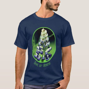 Enkel Vild Lila Lupinblomma Personlig T Shirt