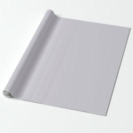 Enkel vinter platinagrå färgnyans presentpapper