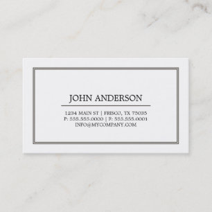 Enkel visitkort