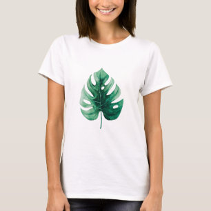 Enkel visning av Grönten för vattenfärg i Monst T Shirt