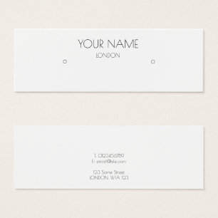 Enkel visning litet visitkort