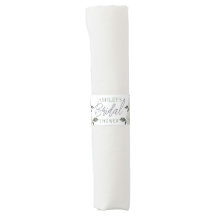 Enkel vit Blommigt Möhippa Napkin Band