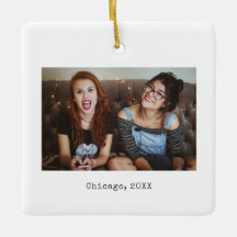 Enkel vit, minimalistisk jultomhet för fotopaken