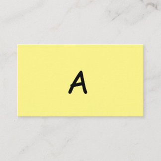 enkel vit modern minimalistisk monogram elegant bu visitkort