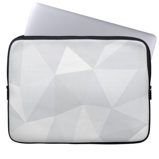 Enkel, vit, modern, trendig, illustration av coola laptop fodral (Framsidan)