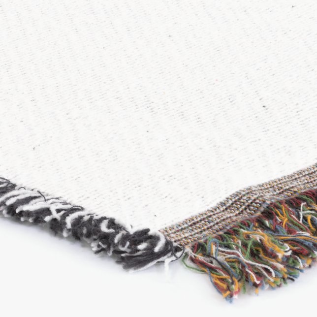 Enkel vit myndighet® Bomull Filt (Hörn)