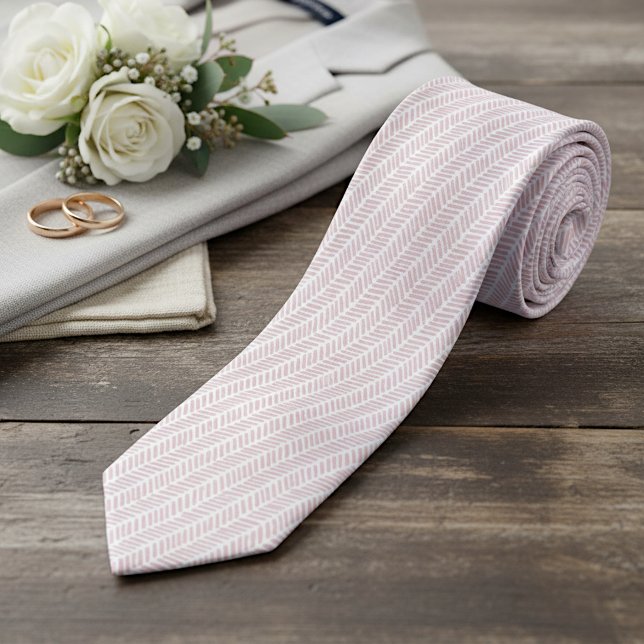 Enkel vit rodnad Rosrosa Abstrakt Chevron Slips (Skapare uppladdad)