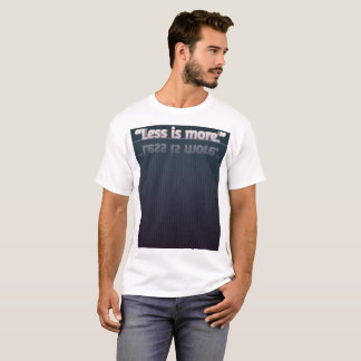 Enkel vit t-shirt