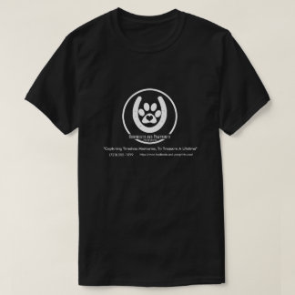 Enkel vitlogotyp tee shirt