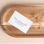 Enkel webbplats för Bröllop i Spanien Tilläggskort<br><div class="desc">Detta enkla spanska minimalistkort på bröllop webbplats är perfekt för ett modernt bröllop. Den enkla och elegant designen har skript av typen klassisk och finare i svartvitt.</div>