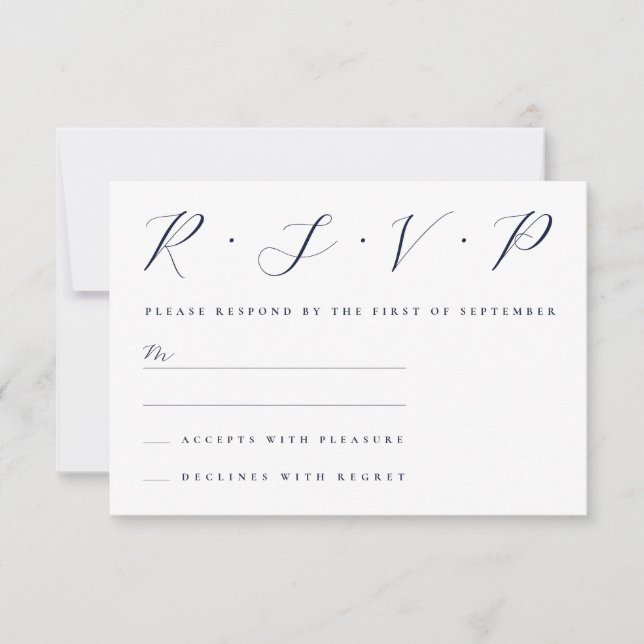 Enkel Wedding med Serif-texter vänsterjusterad OSA Kort (Framsida)