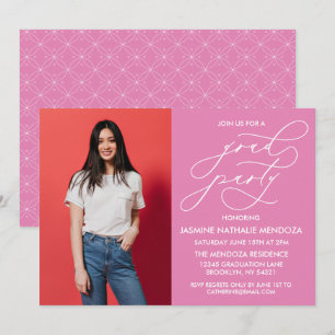 ENKEL WHIMSICAL CALLIGRAPHY STUDENTEN INVICATION INBJUDNINGAR