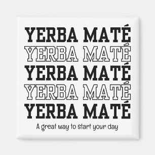 Enkel YERBE MATE gör det möjligt att hämta Anpassn Magnet