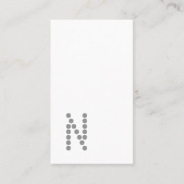 Enkel yrkesmässig vertikal visitkort för klassiker