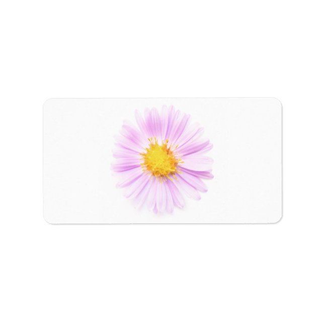 Enkelblomma Adressetikett (Framsidan)