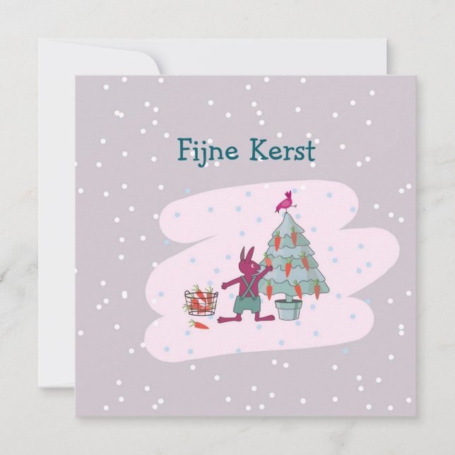 Enkele wenskaart kort (Framsida)