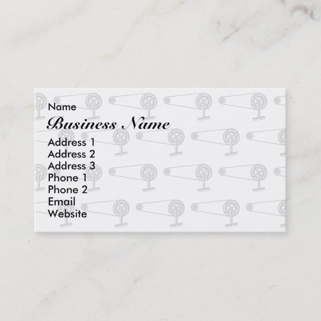 Enkelhastighet, bandcyklar, BMX, tvåväxlingscykel Visitkort (Framsida)