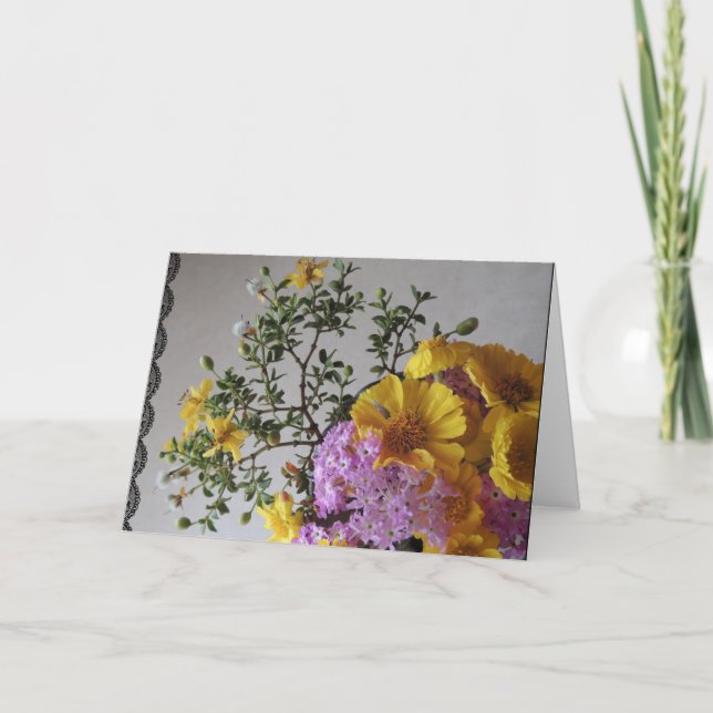 Enkelhet - Anpassade Note Card Kort (Framsida)