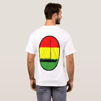 Enkelhet beviljar den tricolor skjortan t-shirt