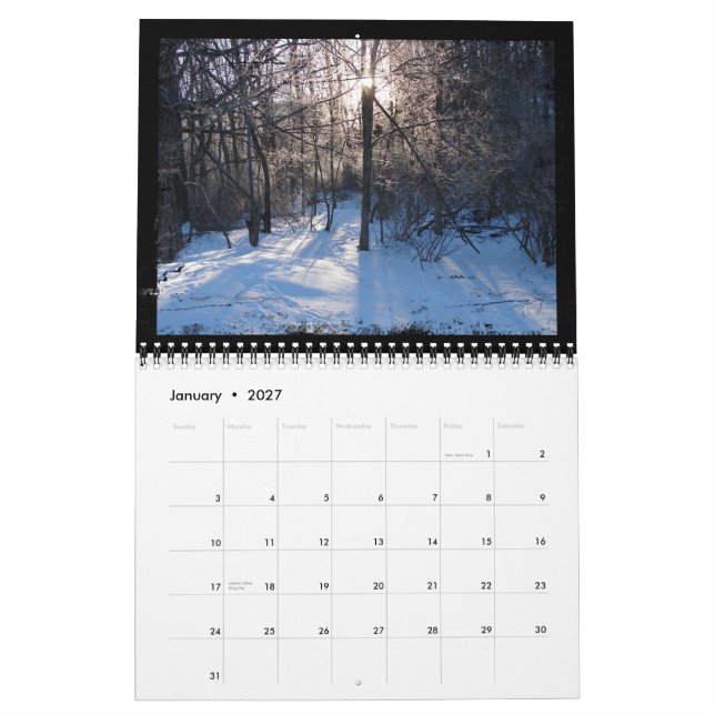 Enkelhet - Fotografisk kalender (Jan 2027)