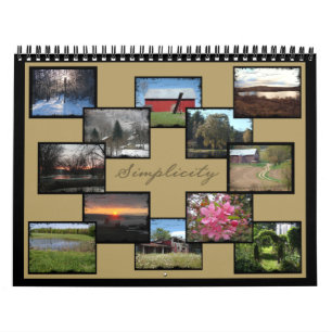Enkelhet - Fotografisk kalender