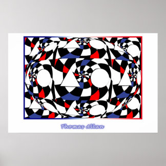 Enkelhet i Färg och form Poster