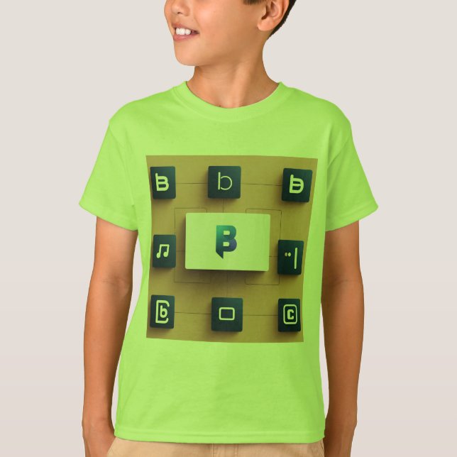 "Enkelhet i hög grad: Ikonisk elegance Tee" T Shirt (Framsida)