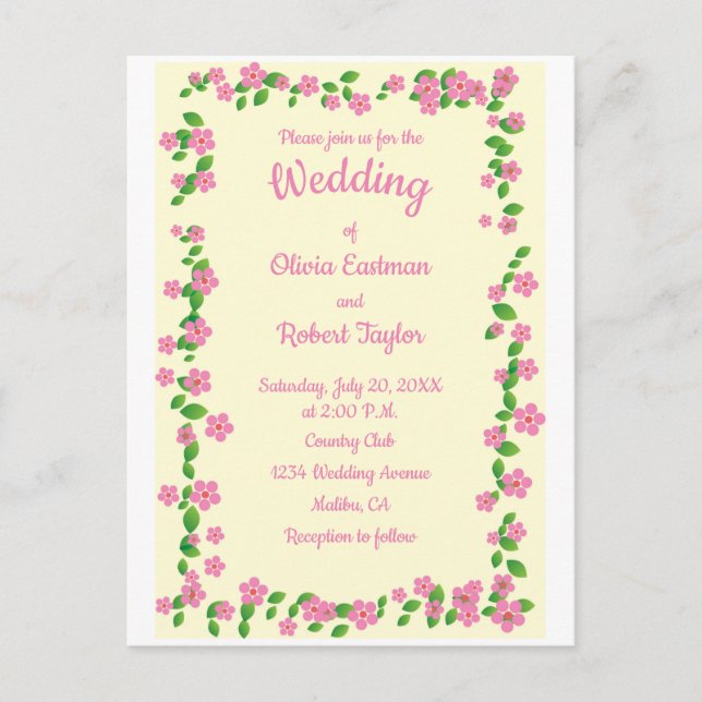 Enkelhet i personligen är den bästa blommigten brö vykort (Framsida)