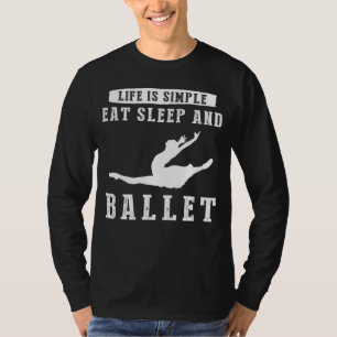 Enkelhet i Rörelse: Livet är enkelt: Ät, viloläge, T Shirt