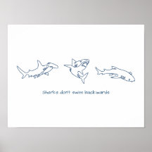 Enkelradig konst - haj