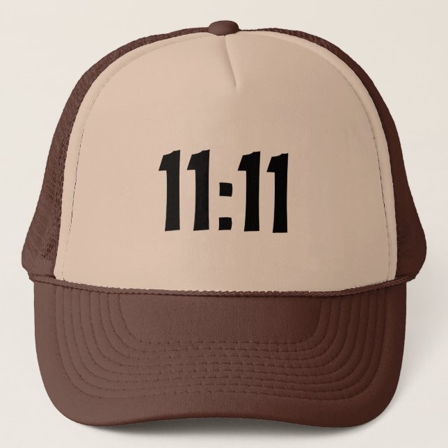 Enkelt 11:11-gelnummer keps (Framsida)