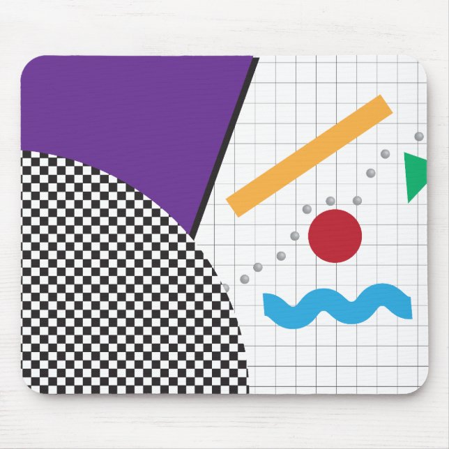 Enkelt 80-tal Mousepad Musmatta (Framsidan)